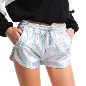 Metallic Hot Shorts